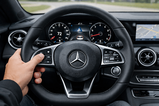 press on the up and down button