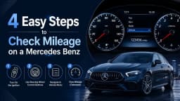 4 Easy Steps to Check Mileage on a Mercedes Benz